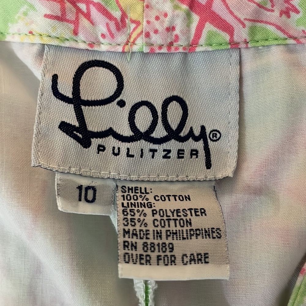 Lilly Pulitzer palms capri pants - Picture 5 of 7